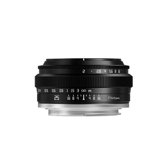 TTArtisan 25mm F2.0 APS-C Manuelles Kamera Objektiv Tragbar Kostengünstig Hochformat Menschheit Straße Stillleben Objektiv für Fuji X Halterung