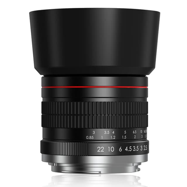 Kamera-EF-Objektiv für Canon – 85mm f1.8 Medium Teleobjektive Manuelles Porträtobjektiv für Canon EOS Rebel T8i T7i T7 T6 T6s T6i T3i T2i SL3 SL2 90D 80D 77D 4000D,1DX 5D 6D Mark II/III/IV etc Für Canon EF/EF-S