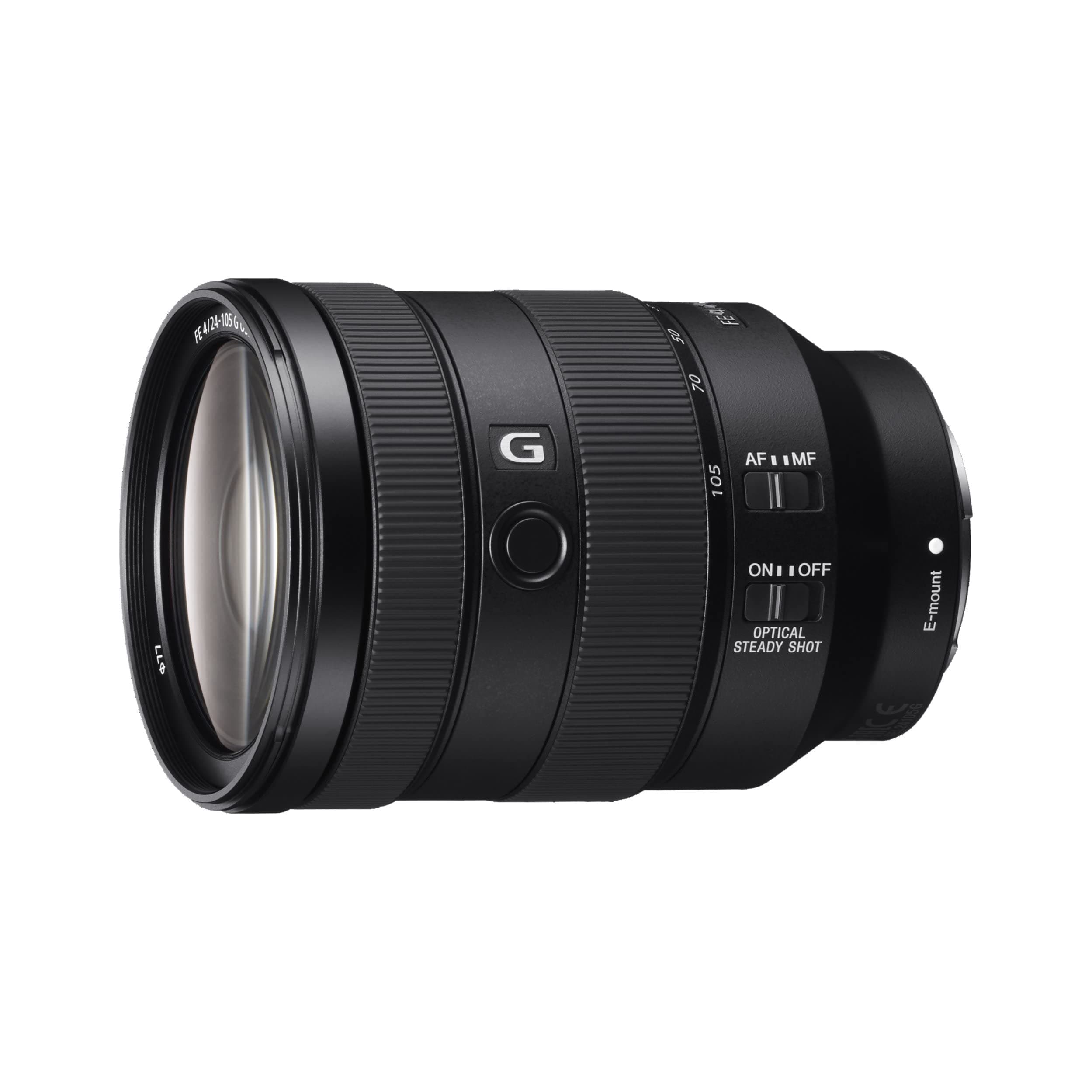 Sony SEL24105G 24–105mm F4 G OSS Standard-Zoom-Objektiv für Vollformat & APS-C (konstante Blende,Bildstabilisator,E-Mount, ideal für Alltag & Reisen, kompatibel mit A7-Serie, ZV-E10, A6400, A6700)