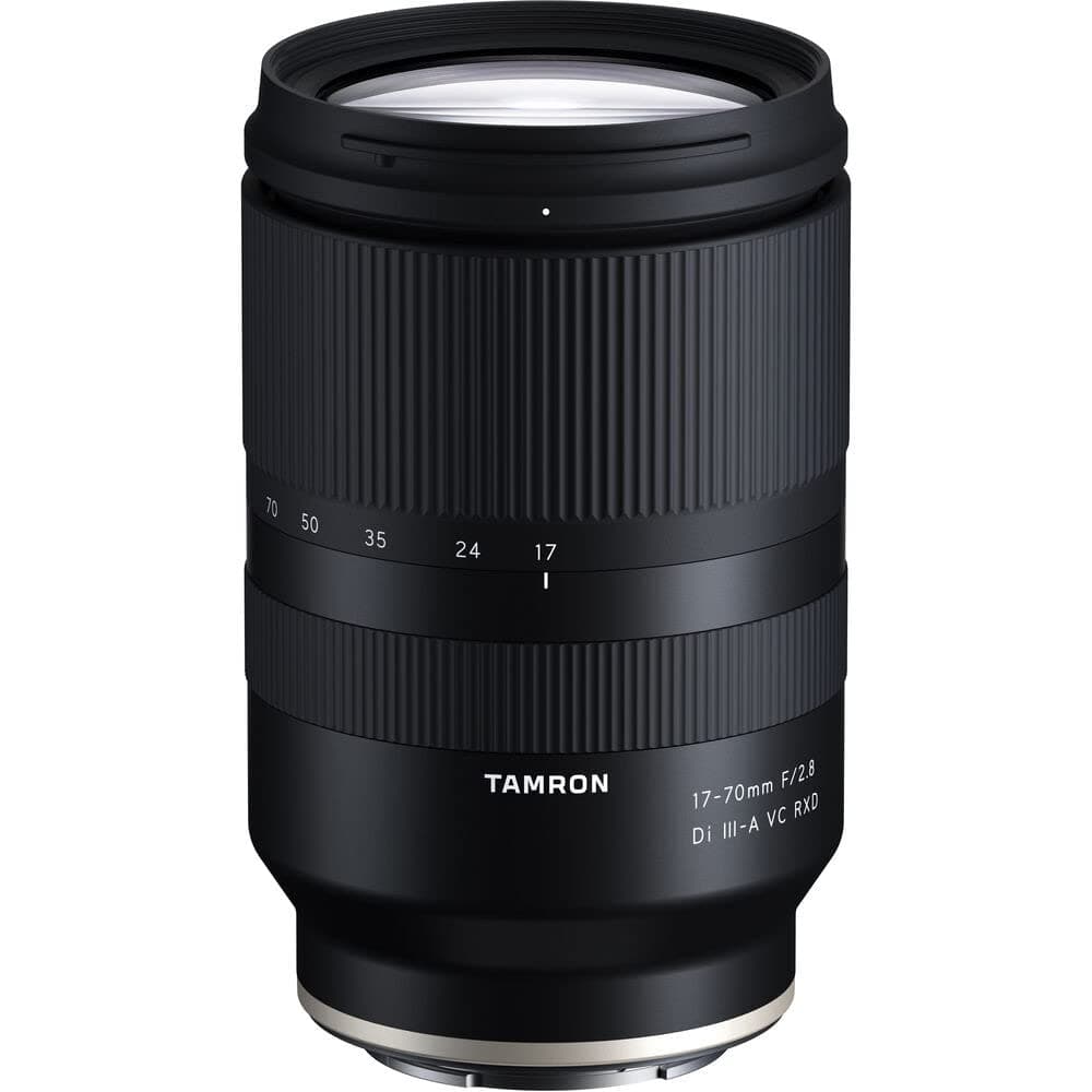 TAMRON 17-70mm F/2.8 Di III-A VC RXD Zoom-Objektiv für spiegellose APS-C-Systemkameras von Fujifilm, schwarz Single