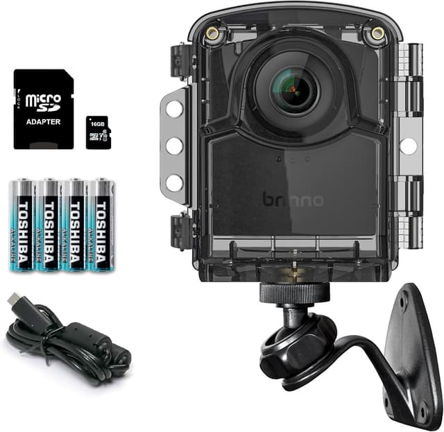 Brinno TLC2020 Outdoor-Kit - Enthält Zeitrafferkamera TLC2020, wasserfestes IP67-Gehäuse (ATH1000) und Halterung (AWM1000), HDR, zusätzliche Akkulaufzeit, flexible Programmierung - einfach zu bedienen TLC2020M