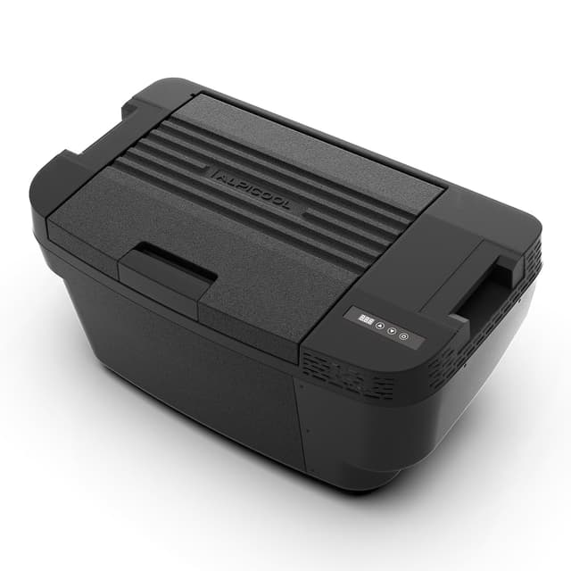 Alpicool TSL35 35L Kompressor Kühlbox für Tesla Model Y, 12v Mini Kühlschrank Elektrische Auto kühlschrank Camping Gefrierbox Klein Tragbare für Auto (Für 2024 und frühere Versionen)