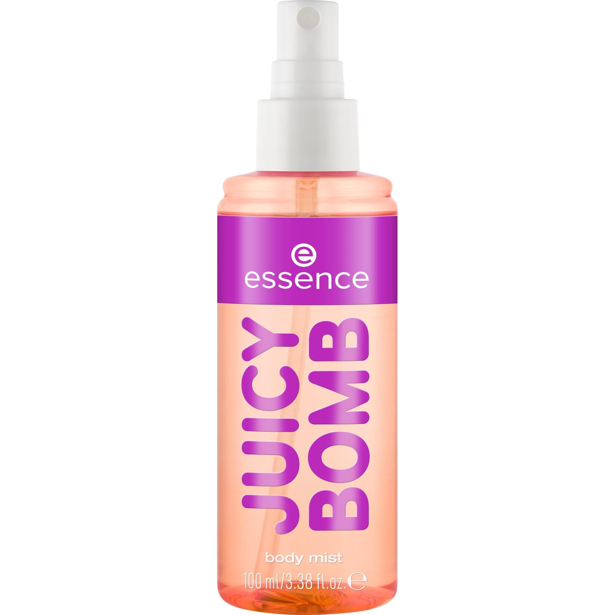 essence JUICY BOMB PARTY body mist, Eau de Toilette, Nr. 01, Transparent, Expressergebnis, natürlich, vegan, ohne Mikroplastikpartikel, glutenfrei, ohne Parabene, 1er Pack (100ml) Viva Vanilla