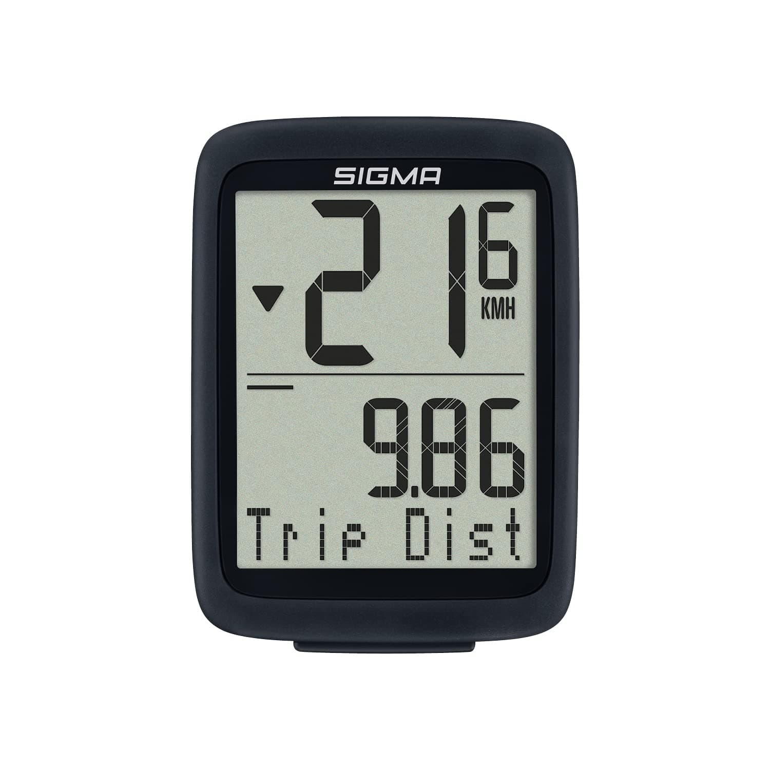 SIGMA BC 8.0 WL |kabelloser Fahrradcomputer mit 8 Funktionen | Fahrrad Tacho ohne Kabel | wasserdichter Geschwindigkeitsmesser & Kilometerzähler Einheitsgröße Einfarbig