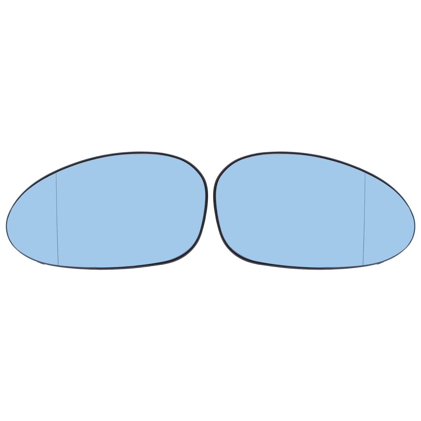 Doo Engy Spiegelglas für 1er E82 E87 3er E90 E91 E92 E46 Links und Rechts Spiegelgläser Satz Blau Glas