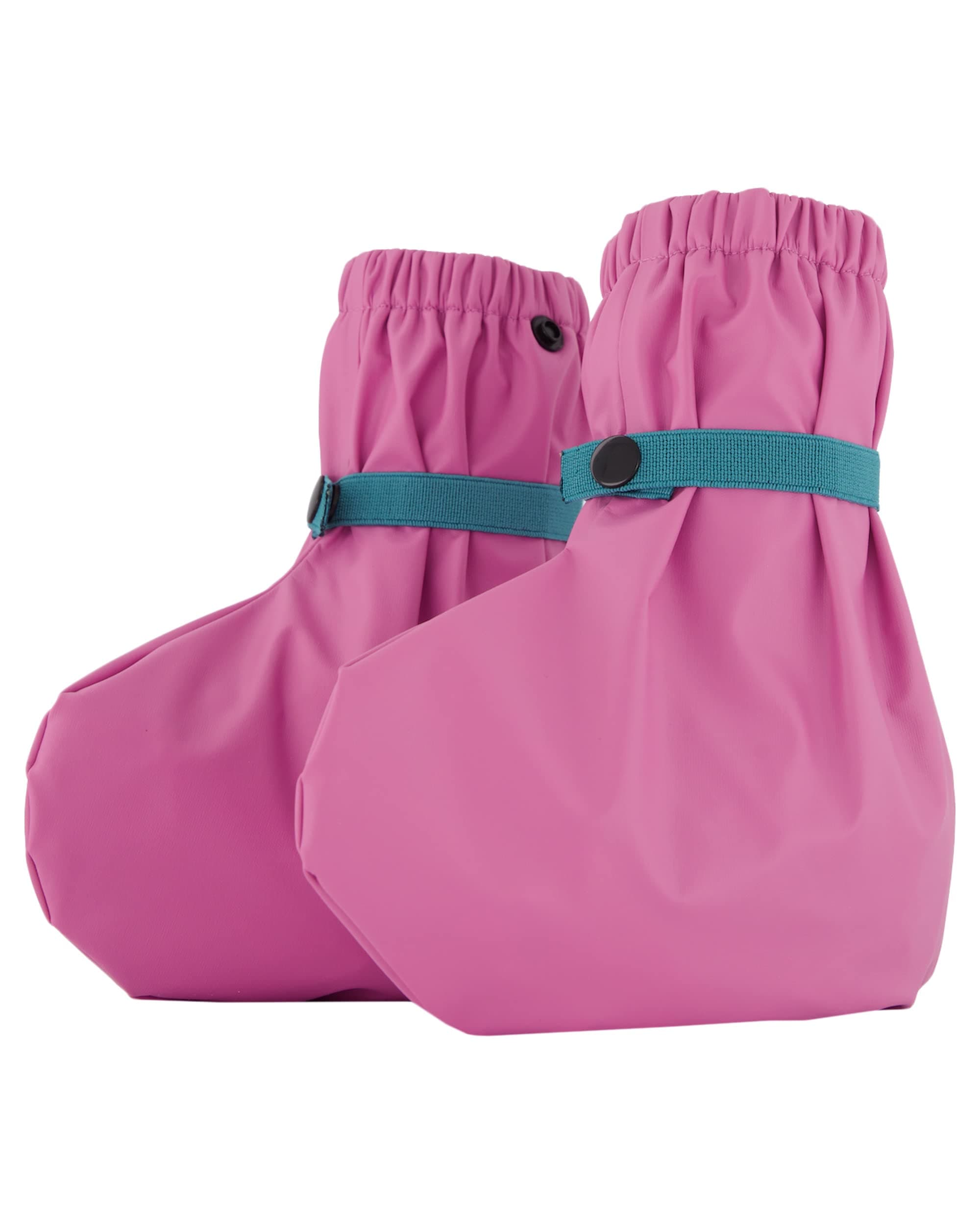 lovely lemon Regenfüßlinge für Babys & Kleinkinder, wasserdicht, One Size (bis Schuhgröße 22) Einheitsgröße Rosa