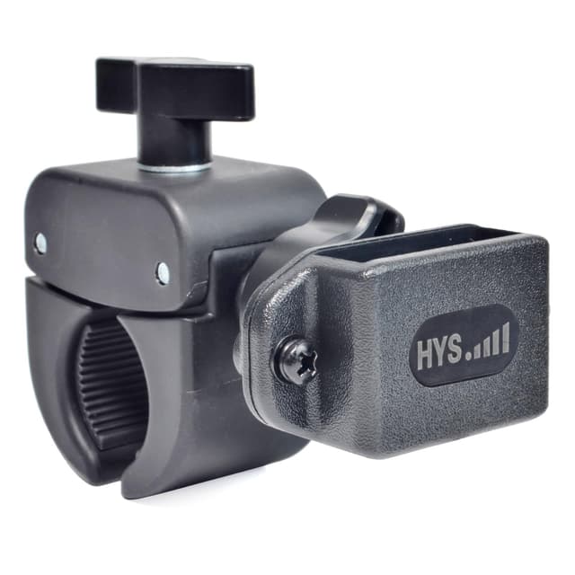 HYS Fahrrad/Motorrad/Auto/LKW, Funkknopfhalterung, Walkie-Talkie-Halterung, kompatibel mit Baofeng UV5R Kenwood Midland Motorola Tlkr 2-Wege-Radio