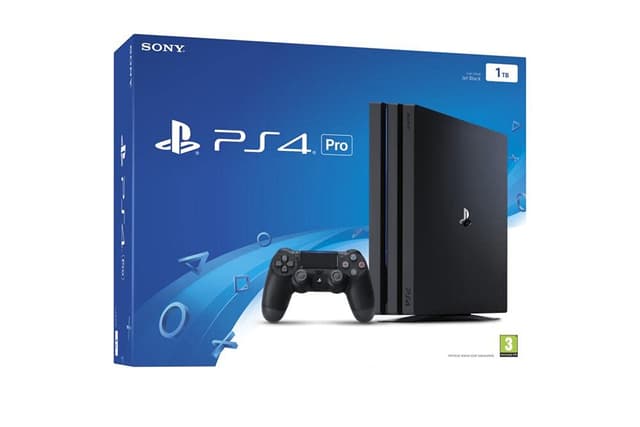 Sony Playstation 4 Pro - 1 TB - Schwarz (Generalüberholt) mit 1 Wireless Controller