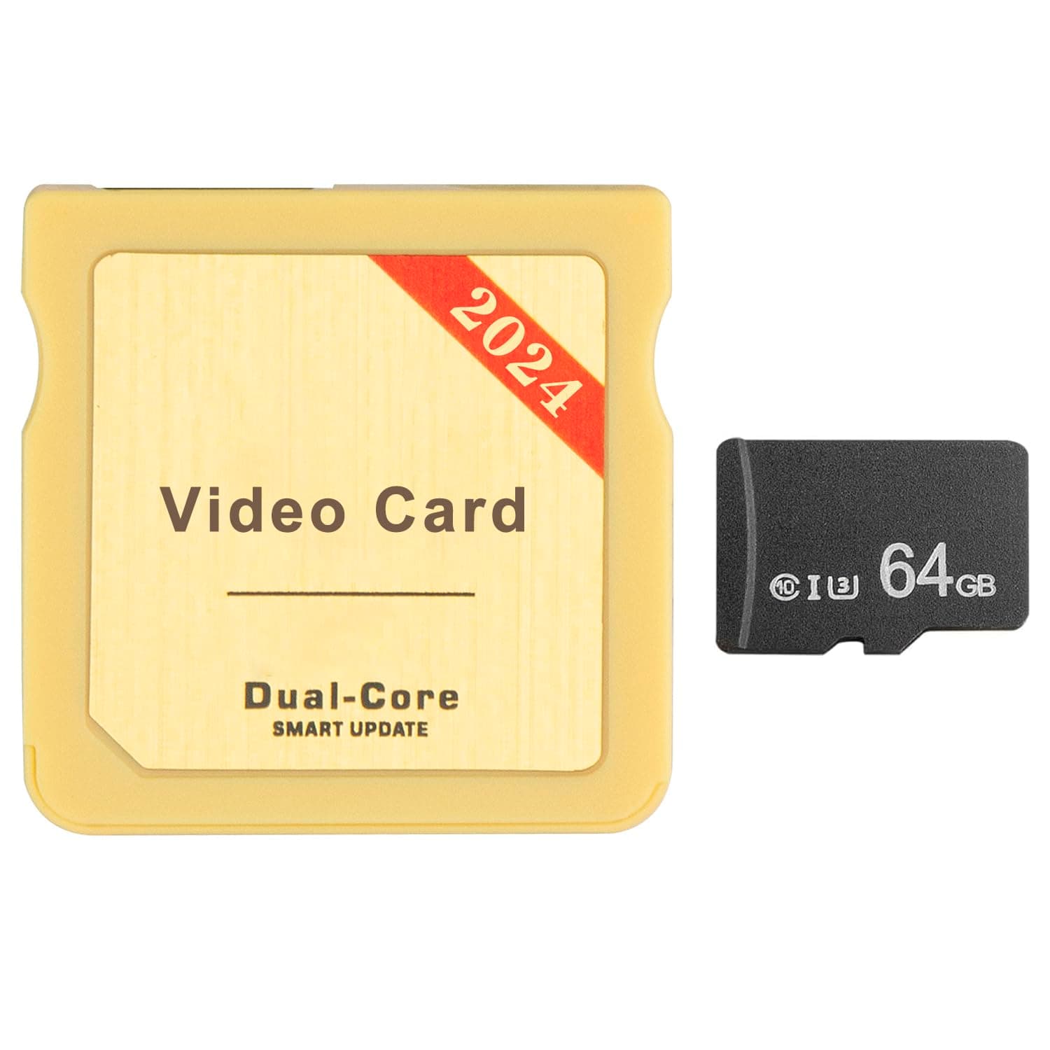 Speicherkartenadapter mit 64GB TF Karte Kompatibel mit DS DSI 2DS 3DS NDS, Keine Zeitbombe, Stecker und Spiel