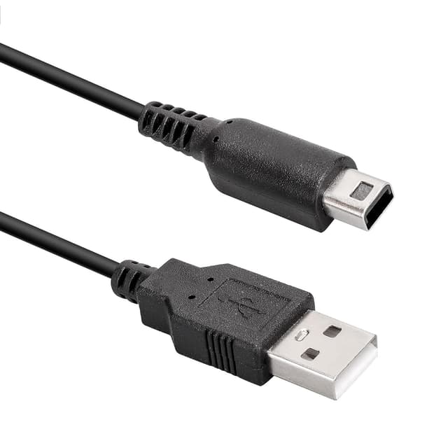 LadeKabel für Nintendo 3DS, 1,2m USB Ladekabel Power Ladegerät Cord Lead Wire Adapter Kompatibel mit DSi,2DS,New 2DS,3DS,New 3DS (1)