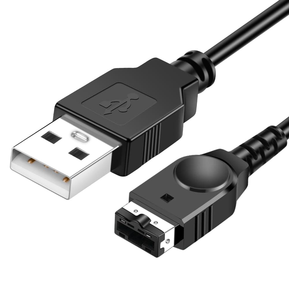 AXFEE 1 Stück Ladekabel für DS, 3.9FT 1.2m USB Ladekabel Power Ladegerät Cord Lead Adapter, GBA SP Ladegerät USB Kabel, Lade Kabel, Kompatibel mit NDS GBASP, DS Game Boy Advance SP NDS GBASP-1 Stück