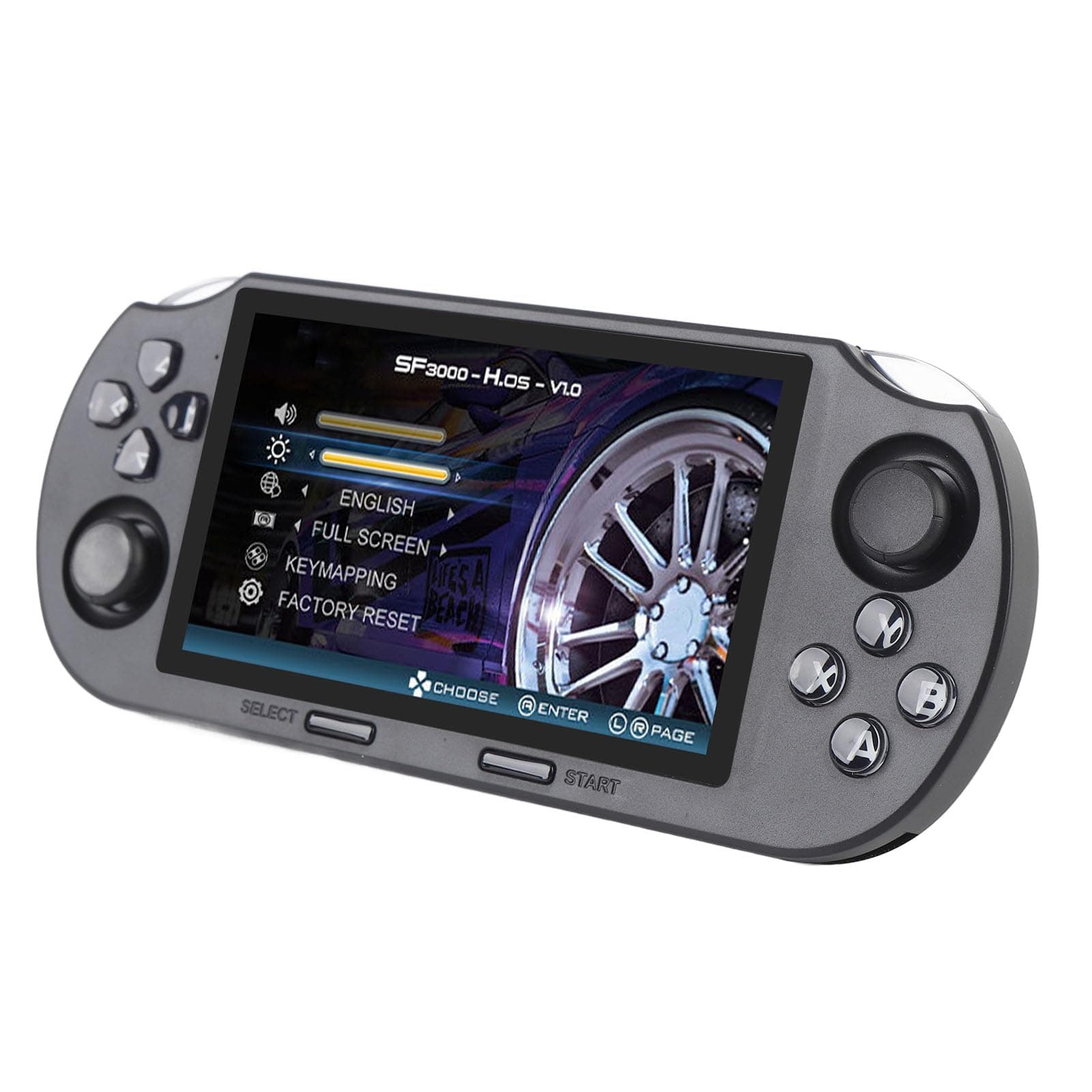 Tragbare Handheld -Spielekonsole mit 4,5 "IPS -Bildschirm, 14 Emulatoren, Dual Rocker und 2 Player -Modus, die in 64 GB und 1 TB Erweiterbar Sind, für MD -PCE -NGPC -Spiele,