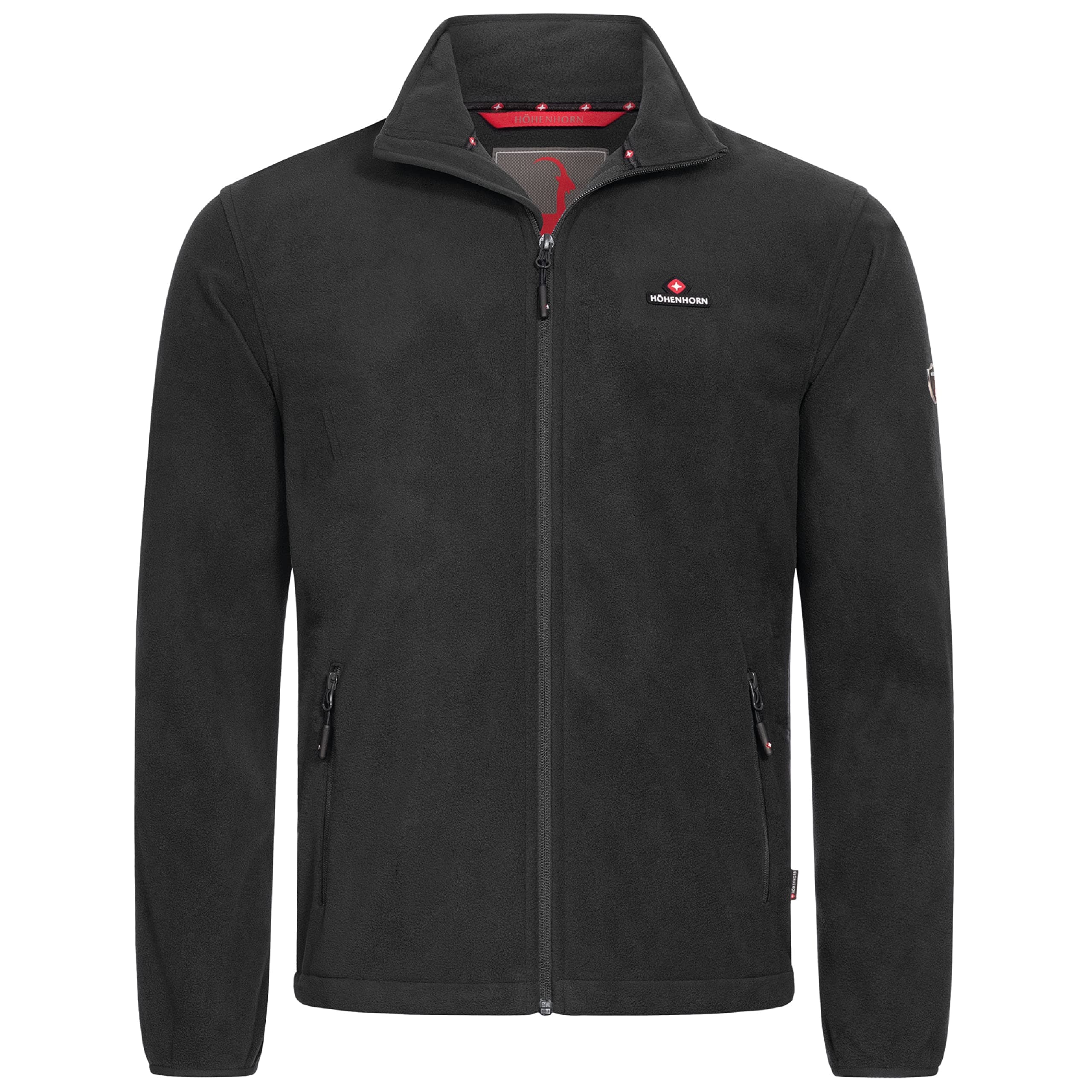 Höhenhorn Badus Herren Fleece Jacke Microfleece Full Zip Troyer Outdoor Wander Trekking