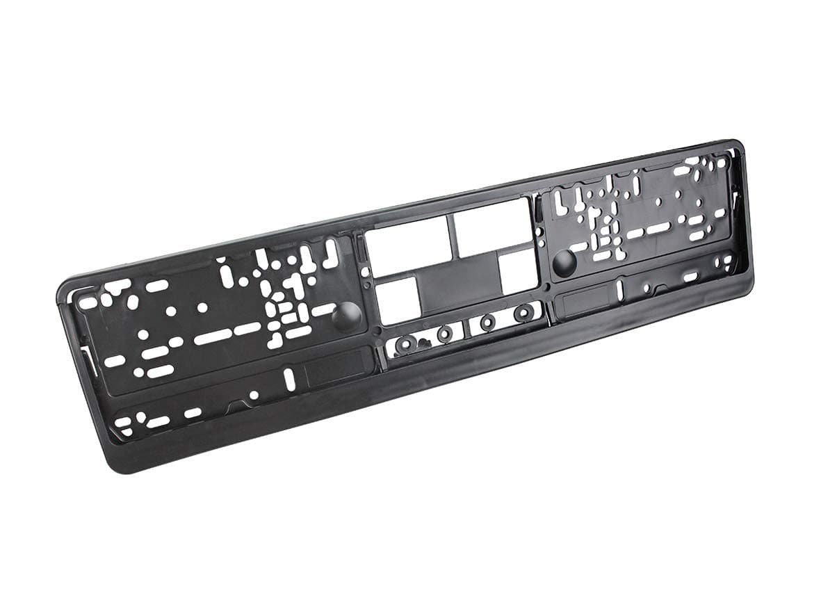 LAS EUFAB 17026 Kennzeichenhalter, universal, schwarz
