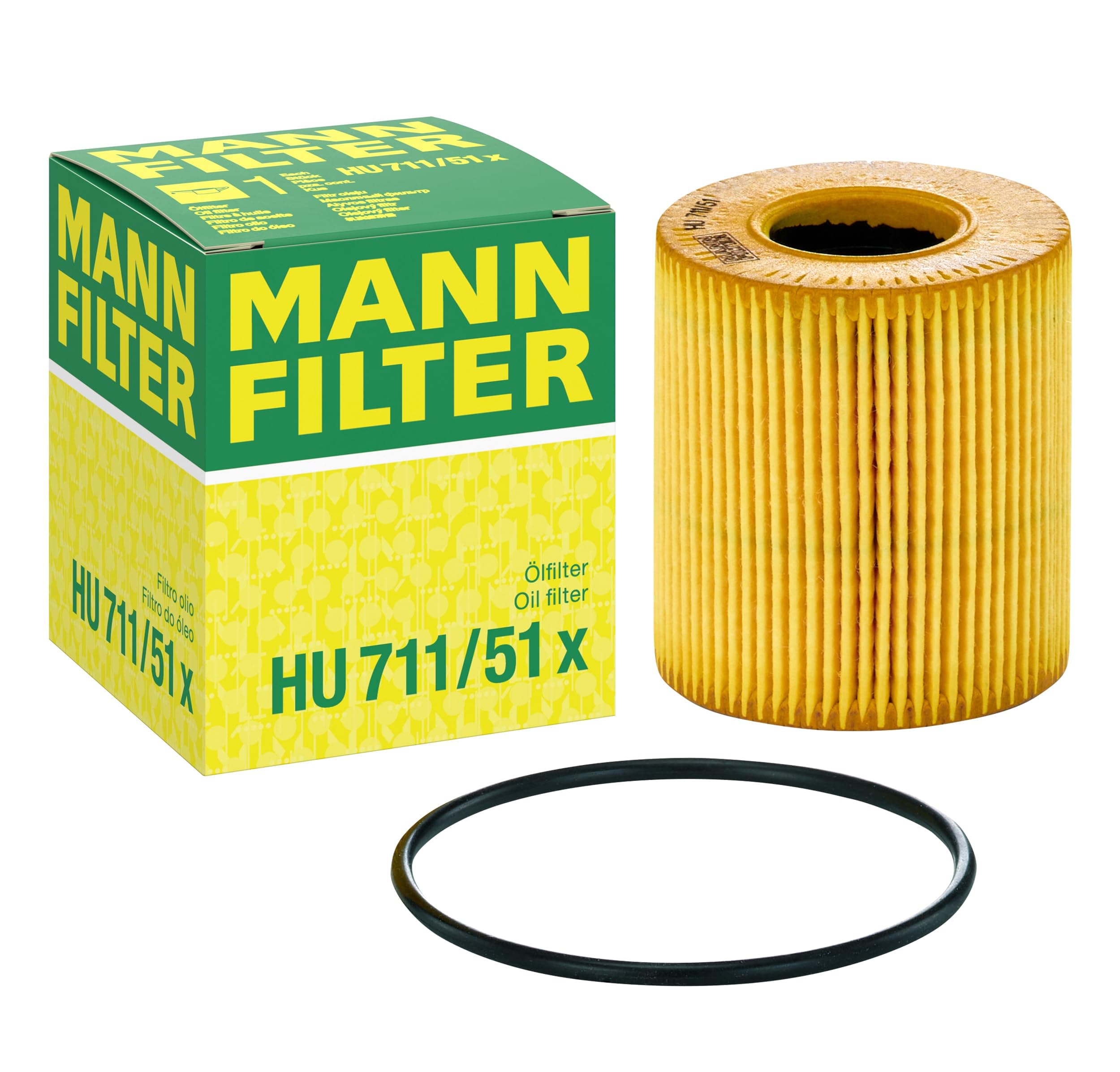 MANN-FILTER HU 711/51 x Ölfilter - für Pkw + Transporter Einzelpack Ölfilter Angebot bei HelloDeals