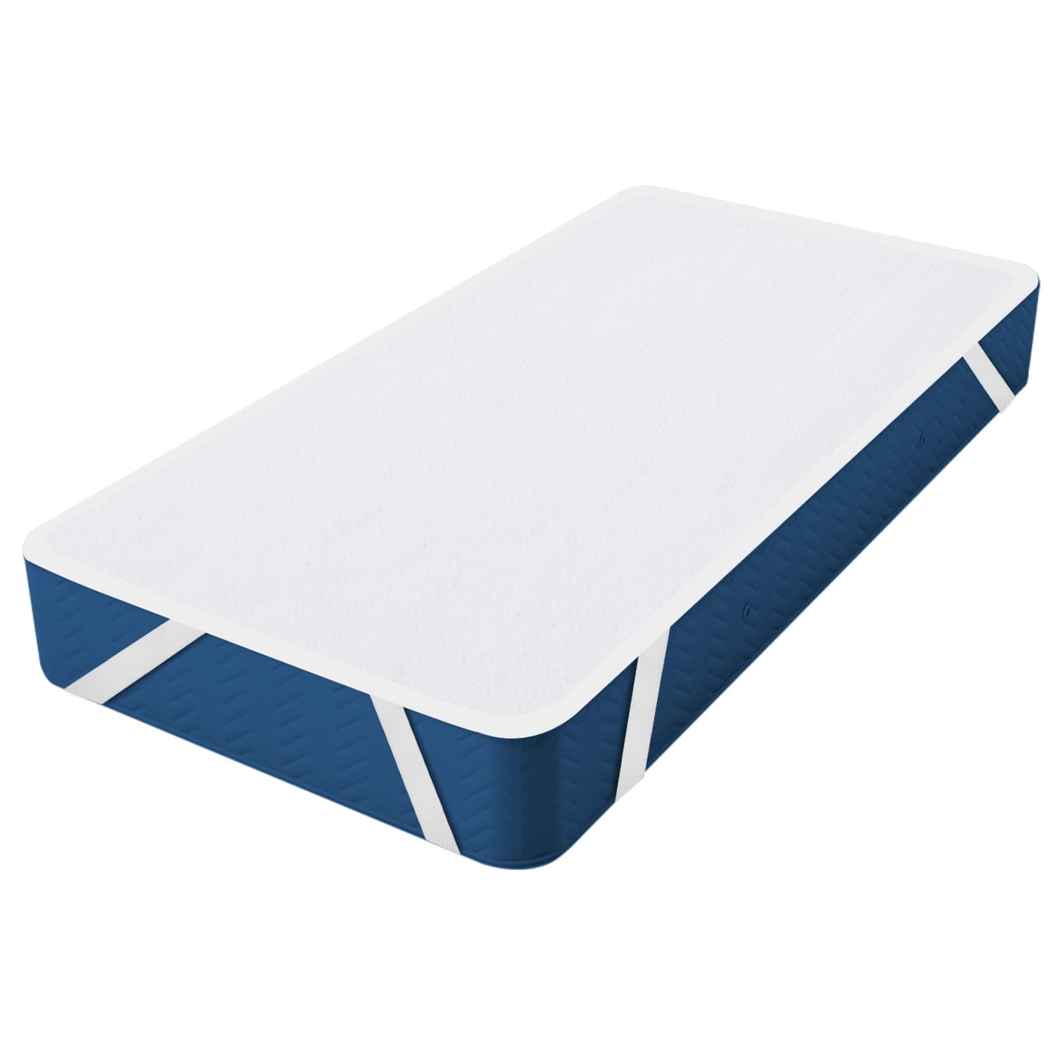 Matratzenschoner 140x200 cm Molton - Aus 100% Baumwolle, Atmungsaktive, Bequem Matratzenauflage Weiß Baumwolle 140x200 cm