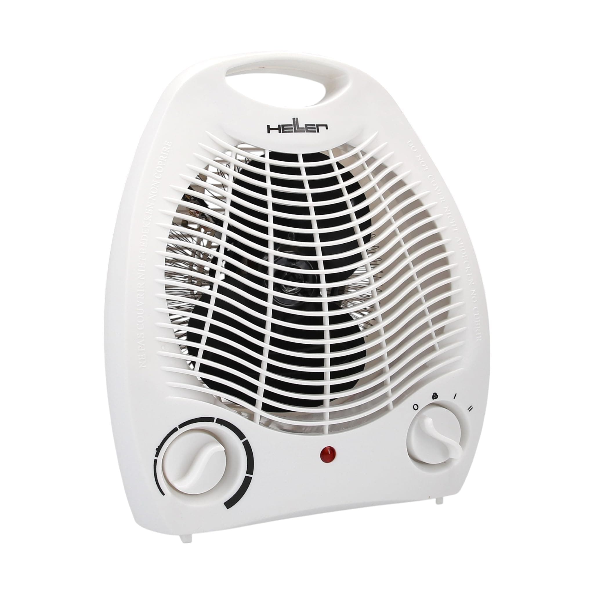 HELLER HL706 Heizlüfter klein | 2000W | elektrische Heizung mit Thermostat | 2 Heizstufen + Kaltstufe | Frostwächter | Elektroheizung kompakt