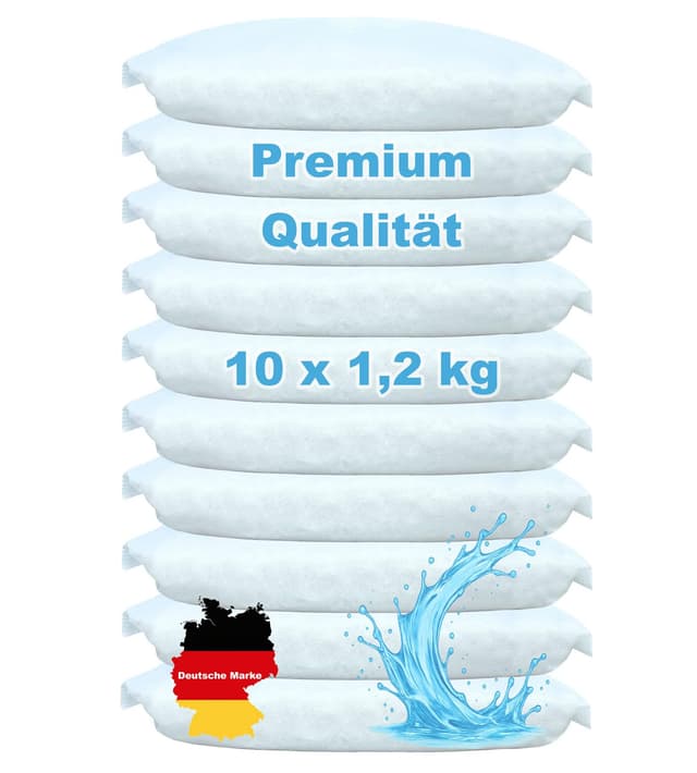 10 x 1,2 kg Luftentfeuchter Raumentfeuchter Nachfüllpackung - Anti Schimmel, Moder, Stockflecken ..