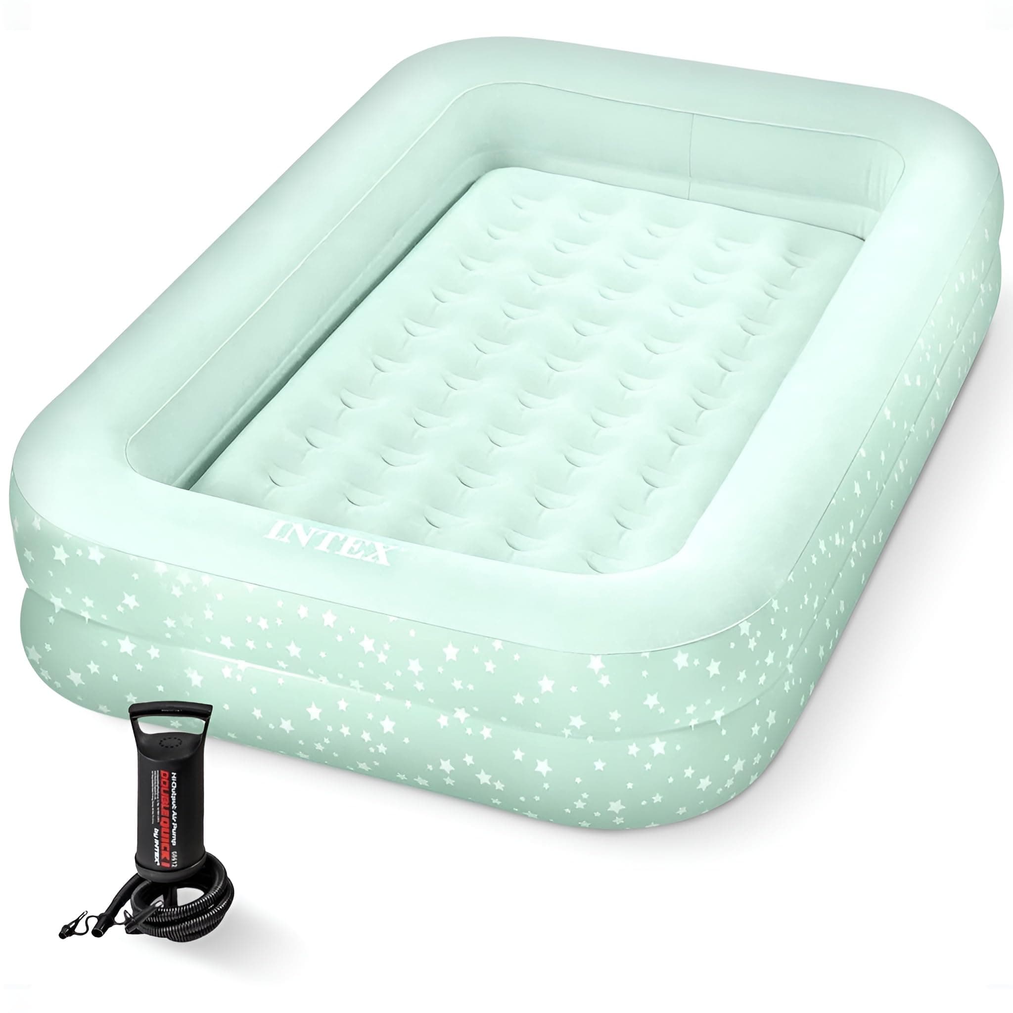 Intex 66810NP Kinder-Reisebett (168 x 107 x 25 cm) Türkis Spätrenaissance