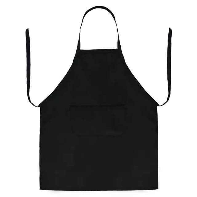 L.C. life Kochschürze für die Küche, schwarz, wasserdicht und ölbeständig, für Männer, Kellnerschürze, unverzichtbar für Kochliebhaber,( 60 x 70 cm) Schwarz 1