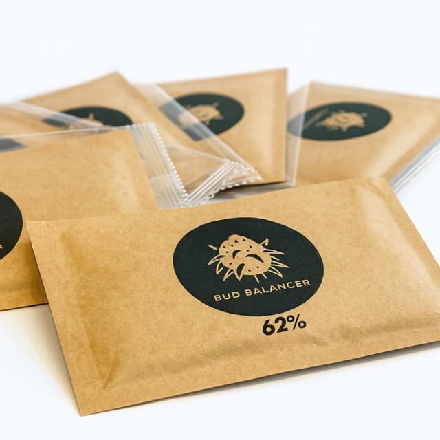 Humidity Packs - 62% Luftfeuchtigkeit für frische Kräuter und Blüten - 500 g Kräuter je Humidity Pack - natürliche Inhaltsstoffe - 4 Packs mit je 67 g