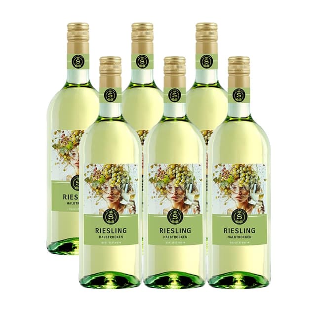 Sittmann Riesling halbtrocken (6 x 1,0l)