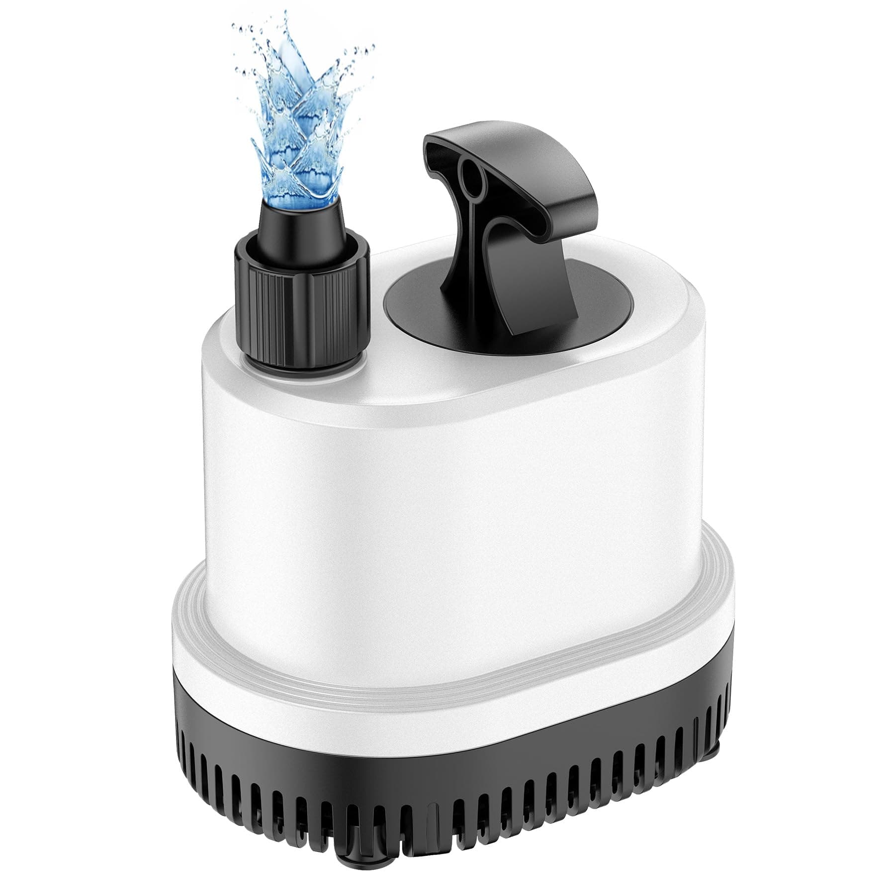 Forever Speed Aquarium Tauchpumpe Ultraleise Förderpumpe Teichpumpe,Wasserpumpe,Springbrunnenpumpe für Aquarium,Garten,Teich Brunnen 3500L/H 70W