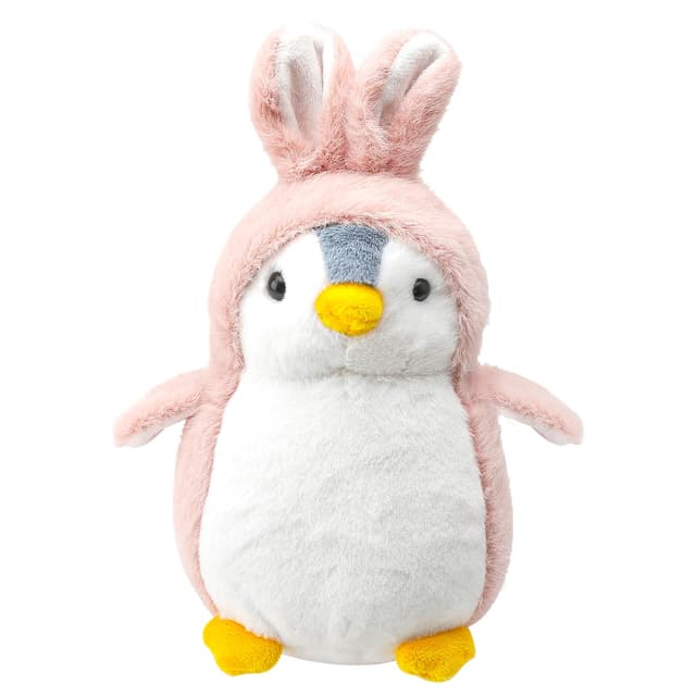 ZMDMAH Kuscheltier Pinguin Plüschtier für Mädchen, Rosa Hasenohren Pinguin, Stofftier Schmusetier zum Kuscheln & Spielen, Plüschtier Pinguin Geschenk, Penguins Plush Für Mädchen (Rosa, 20cm)