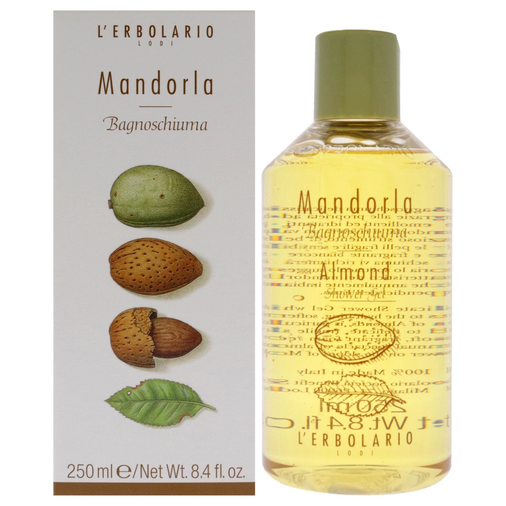 L'Erbolario Mandel Bade und Duschgel, 1er Pack (1 x 250 ml)