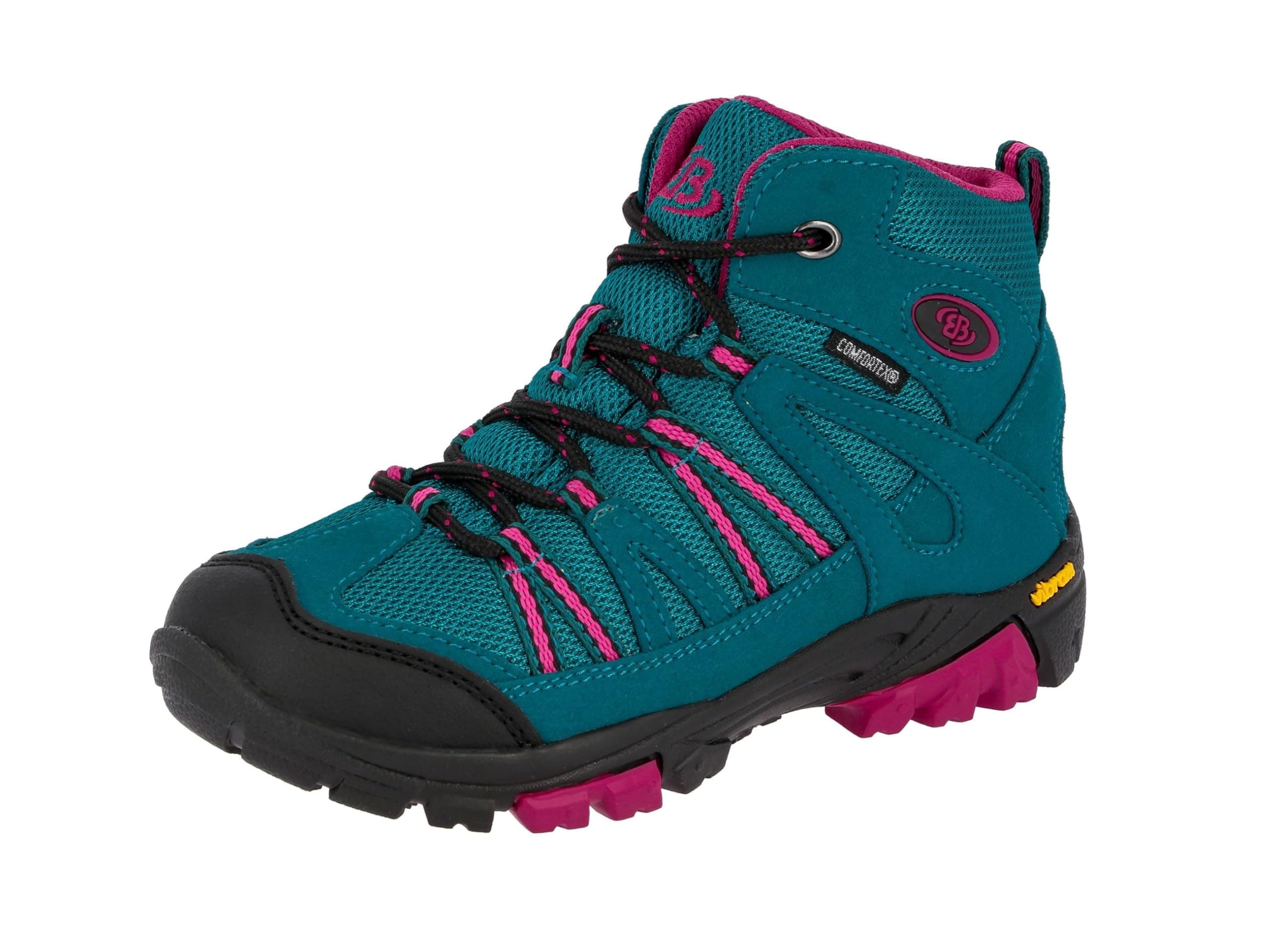 Brütting Mädchen Ohio High Trekking- & Wanderstiefel 34 EU Türkis Pink