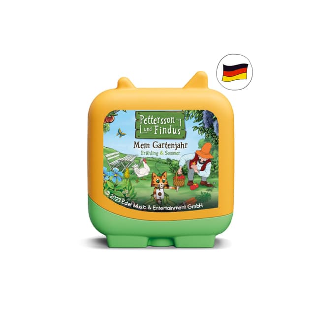 tonies Clever Toniebox, Pettersson und Findus – Findus erklärt die Welt – Mein Gartenjahr – Frühling & Sommer, Wissens-Hörspiel für Kinder ab 5 Jahren, Spielzeit ca. 90 Minuten