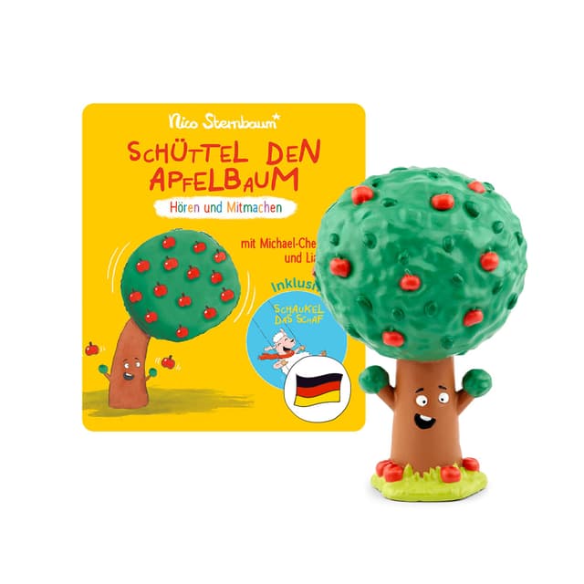 tonies Hörfiguren für Toniebox, Schüttel den Apfelbaum & Schaukel das Schaf, Hörspiel für Kinder ab 3 Jahren, Spielzeit ca. 50 Minuten STK
