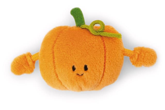 Mini MagNICI Kürbis 7cm - orange - Kuscheltier mit Magnet – Plüschtier haftet auf Metalloberflächen, Magnettafeln und Taschenhänkel als Reisebegleiter – tolle Geschenkidee | 61861