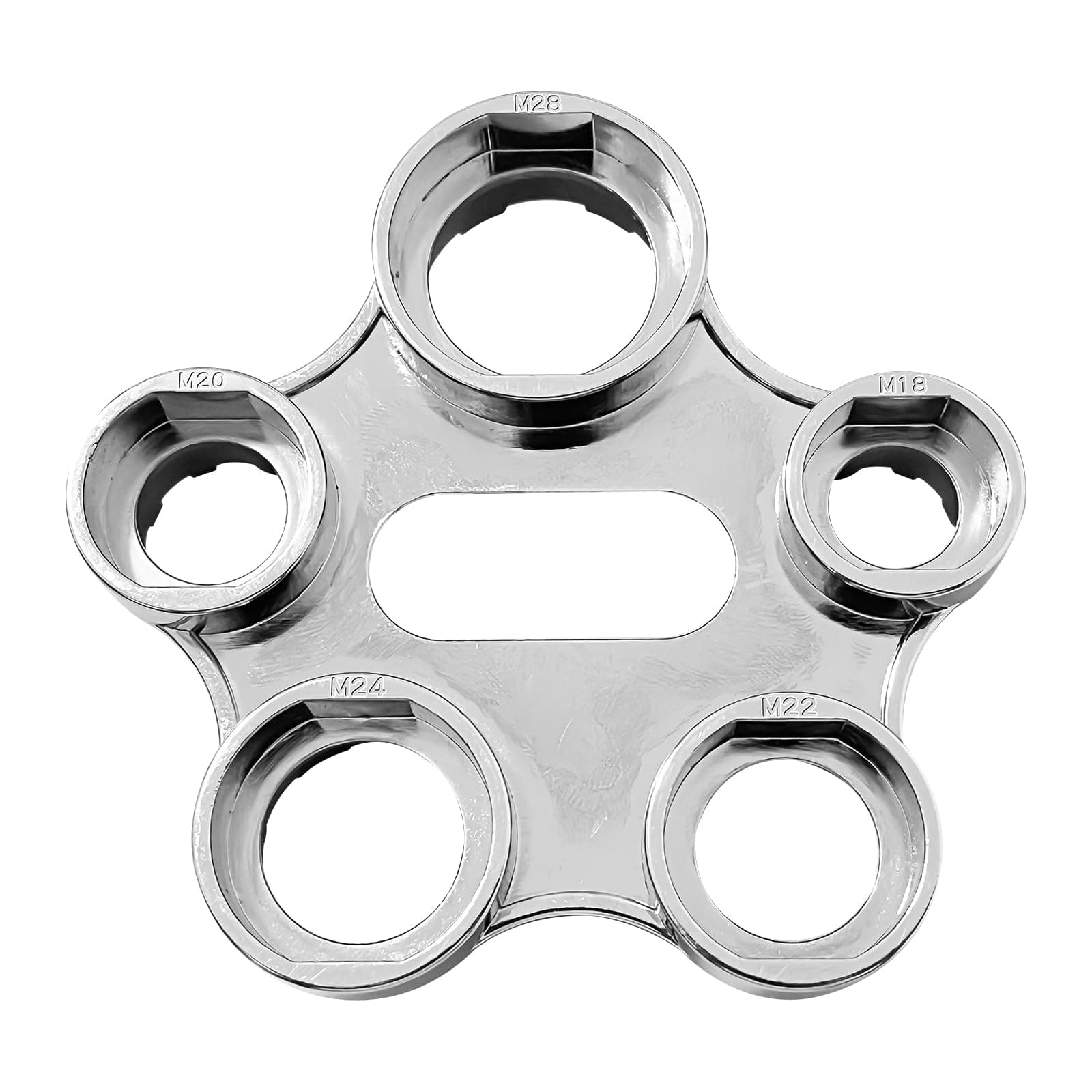 Luftsprudler Montageschlüssel, 10 Größen, Zinklegierung, Universal Strahlregler Serviceschlüssel,Ersatzbelüfter wasserhahn sieb Belüfter Schlüssel Werkzeug (Silber)