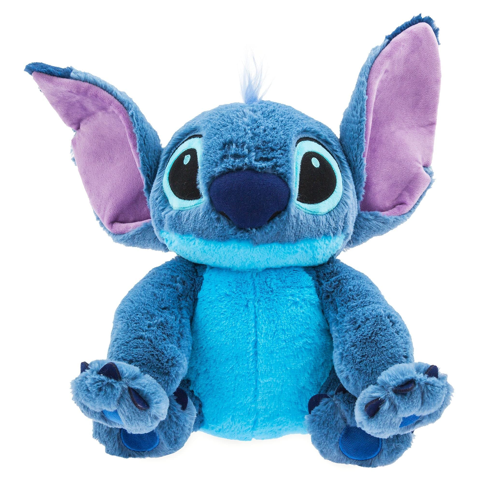 Disney Store Stitch Offizielles mittelgroßes Kuscheltier für Kinder, 38 cm, Kuscheltier mit Stickereien, Plüschoberfläche und beweglichen Schlappohren, geeignet ab 12 Monaten Stitch, Medium