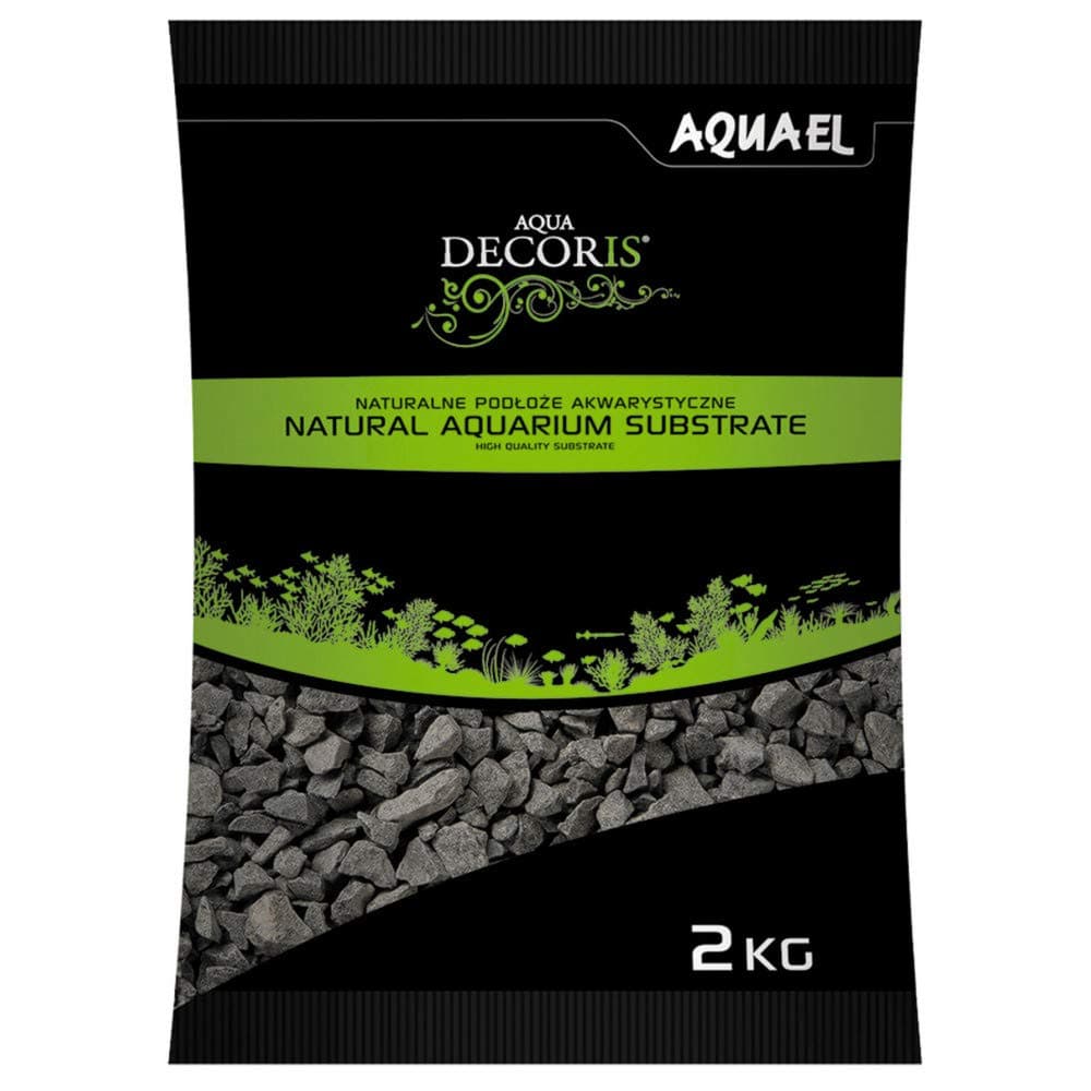 Aquael Basaltkies 2-4 mm - 2 kg Schwarz 2kg(2-4mm)
