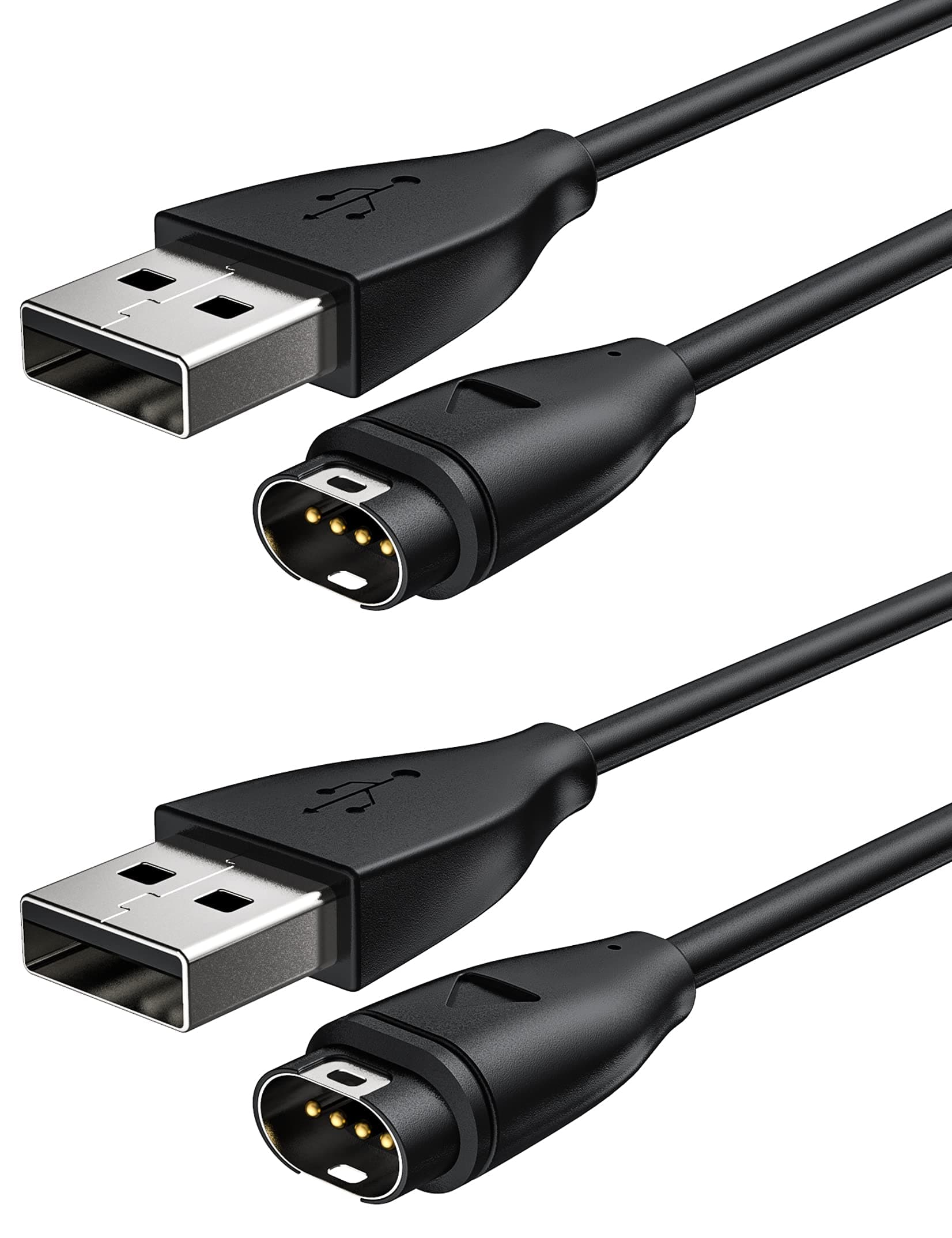 Mellbree Ladekabel Kompatibel mit Garmin uhr – Kompatibel mit Garmin Vivoactive 5 4 4S 3, Fenix 7 7S 7X 6 6S 6X Pro 5 5S 5X Plus, Forerunner 745 935 945 45 45S 245, Instinct, Venu 2 Plus 2 Stück