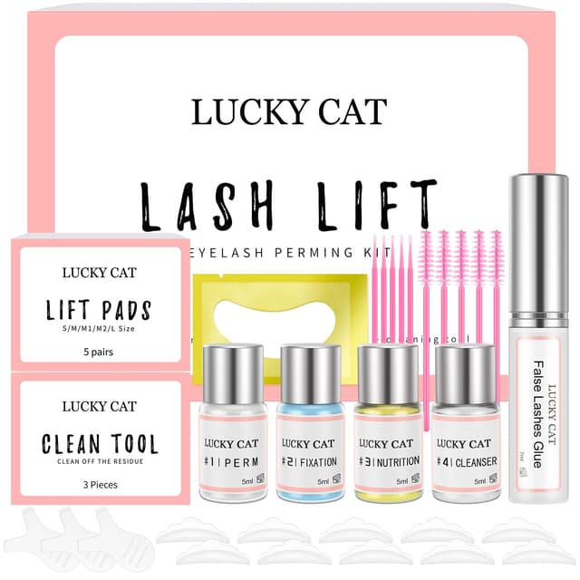 Wimpernlifting Set, Aktualisiertes Lash Lifting Set, Wimpernlifting Set Professionell, Natürliche Locke Lash Lift Kit, Lange andauernd, Einfach zu bedienen, Ideal für Salon und Heimgebrauch