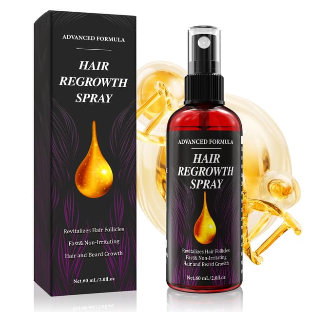 AMAINKI-Haarwachstum Beschleunigt,Erblichem Beugt Haarausfall Vor,Mit Rosmarinöl und Rizinusöl für Biotin Extrakt,Intensives Hair Growth Serum für Männer und Frauen-60ml