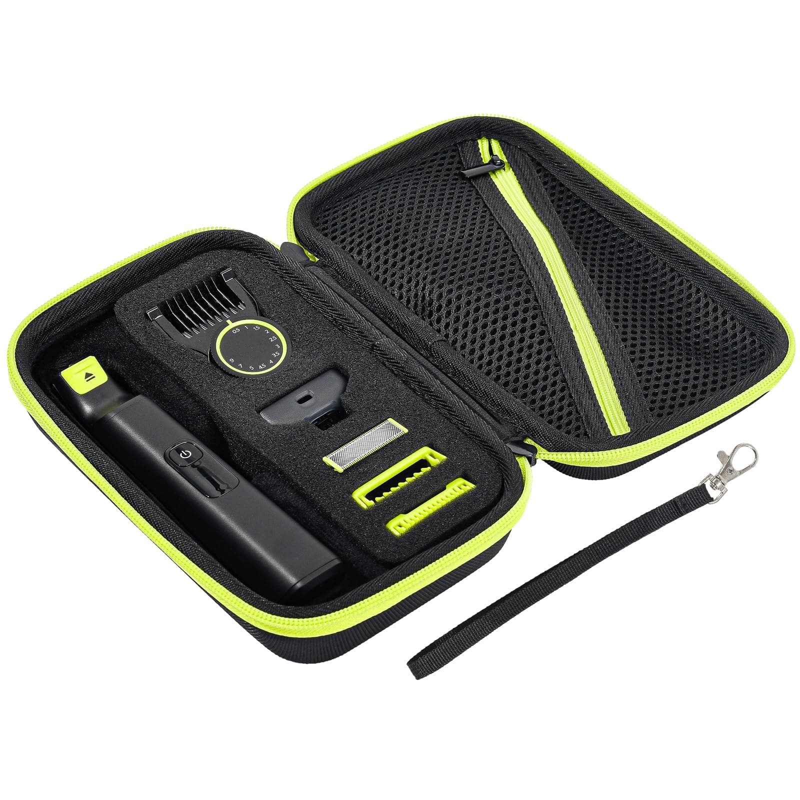 ProCase Tasche für Philips OneBlade 360 Face & Body elektrischer Rasierer Schutzhülle, QP2724/31 QP2734/30 QP6552/30 QP6551/30 QP2824/30 one blade Tragetasche Reiseetui Trimmen Bartschneider -Schwarz
