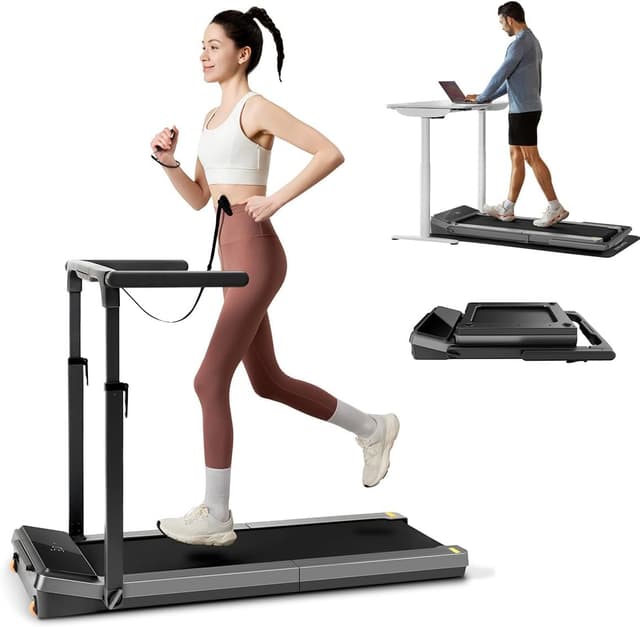 WalkingPad by Kingsmith Z1, Z3 Hybrid+, A1 Pro, G1 Walking-Pad Laufband für Zuhause Büro klappbar (je nach Modell: bis zu 136kg Tragkraft, 12km/h; alle Modelle: LED-Display, App, Keine Montage nötig) Z3 H+: max. 110kg Tragkraft & 10km/h