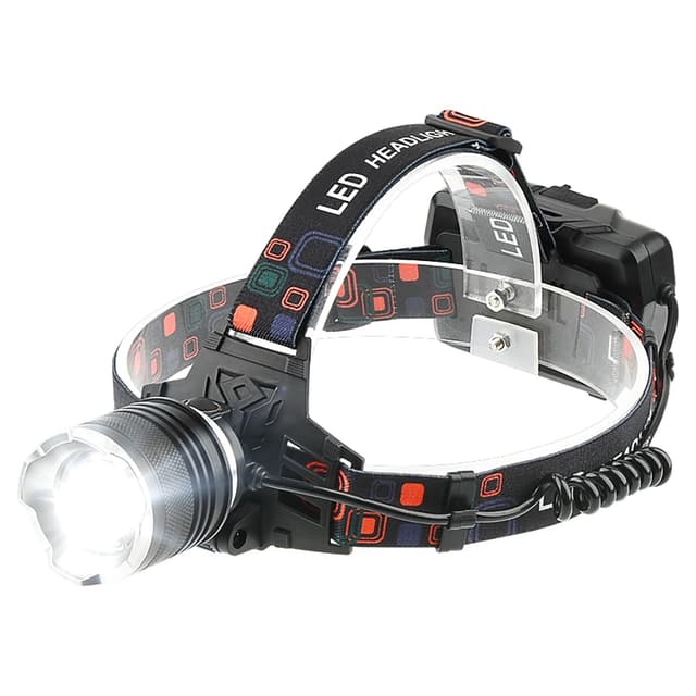 Toyone Stirnlampe LED Wiederaufladbar,Superhelle 100000 Lumen stirnband Kopflampe mit 5 Modi + Rotlicht & 90° Einstellbar, IPX7 Wasserdicht– Für Camping, Angeln, Wandern, Notfälle