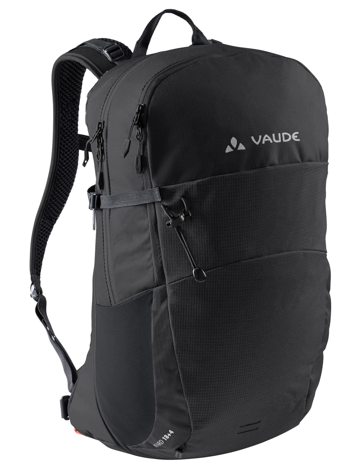 VAUDE Wanderrucksack Wizard 18+4, wasserabweisender Rucksack Damen & Herren, komfortabler Trekkingrucksack mit durchdachtem Tragesystem & praktischer Fächeraufteilung Schwarz Einheitsgröße
