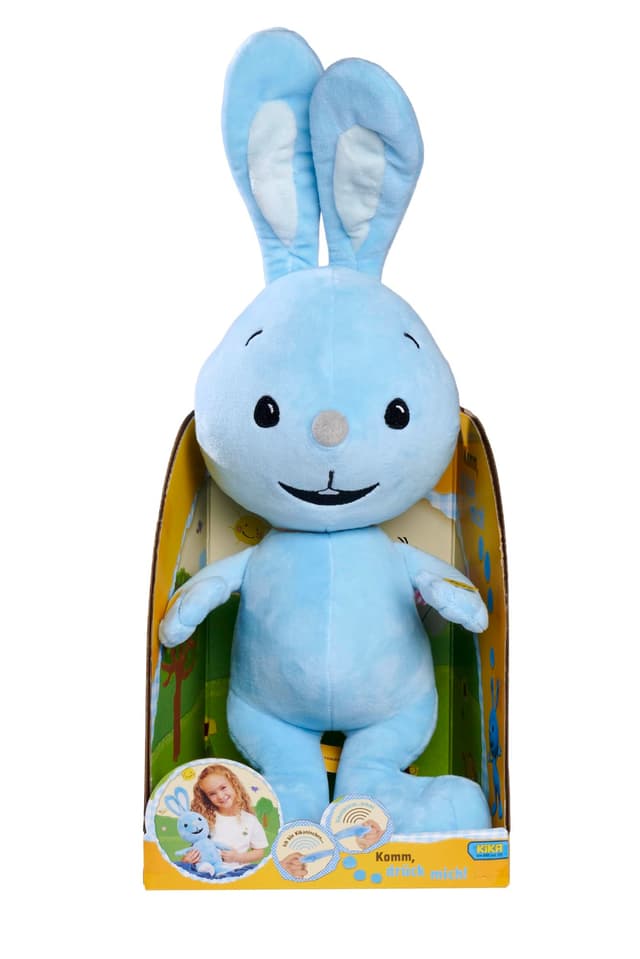 Kikaninchen Plüsch mit Sound, 45cm Plüschfigur, mit dem bekannten Dibedibedab, ab den ersten Lebensmonaten geeignet