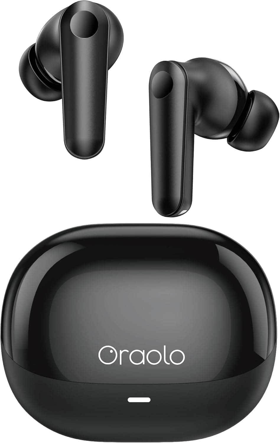 oraolo Bluetooth Kopfhörer Kabellos, In Ear Kopfhörer mit 4 ENC Mic, In-Ear Headphones Mit 13mm Audio-Laufwerk, 32-Stunden-Akku, mit Typ-C Ladung