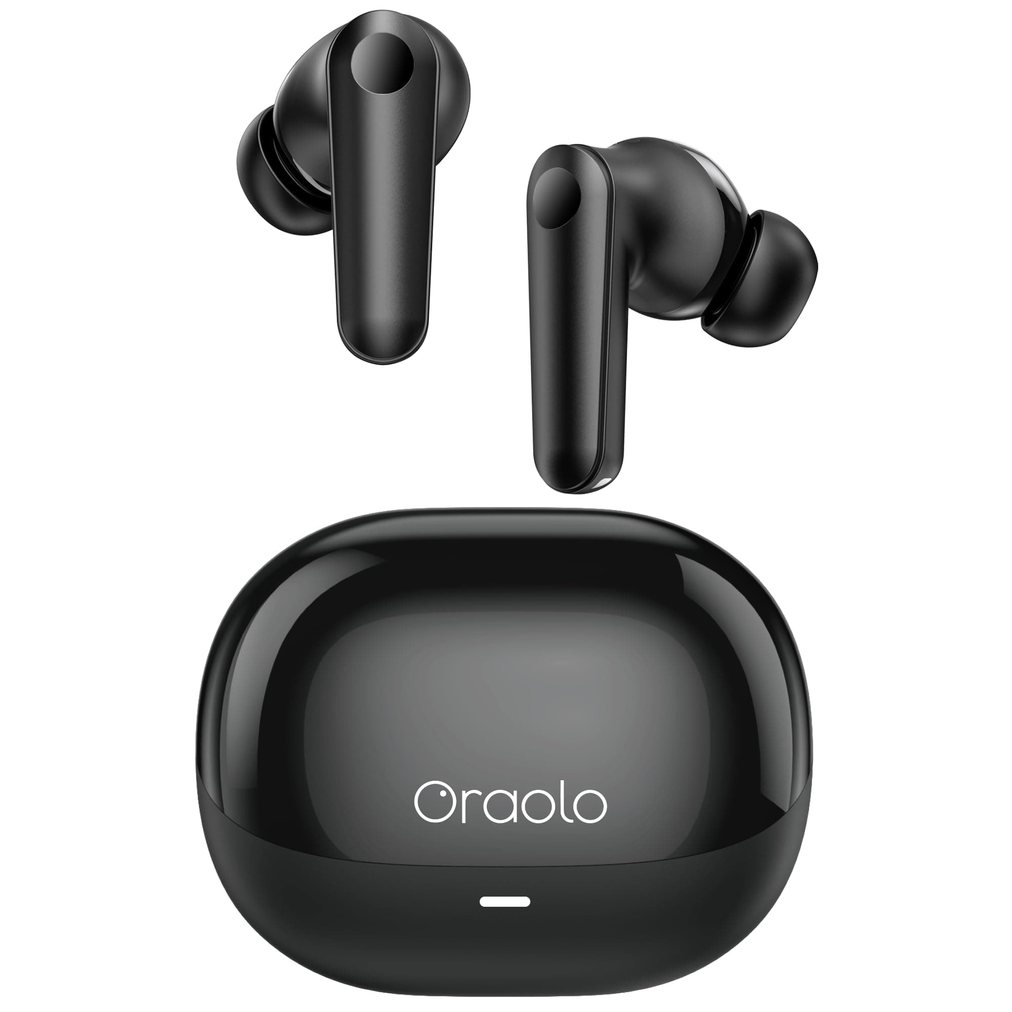 oraolo Kopfhörer Kabellos Bluetooth, In Ear Kopfhörer BT5.4 mit 4 ENC Noise Cancelling Mic, Mini Bluetooth Headphones, In-Ear Headphones Mit 13mm Audio-Laufwerk, 32-Stunden-Akku, mit Typ-C-Ladung