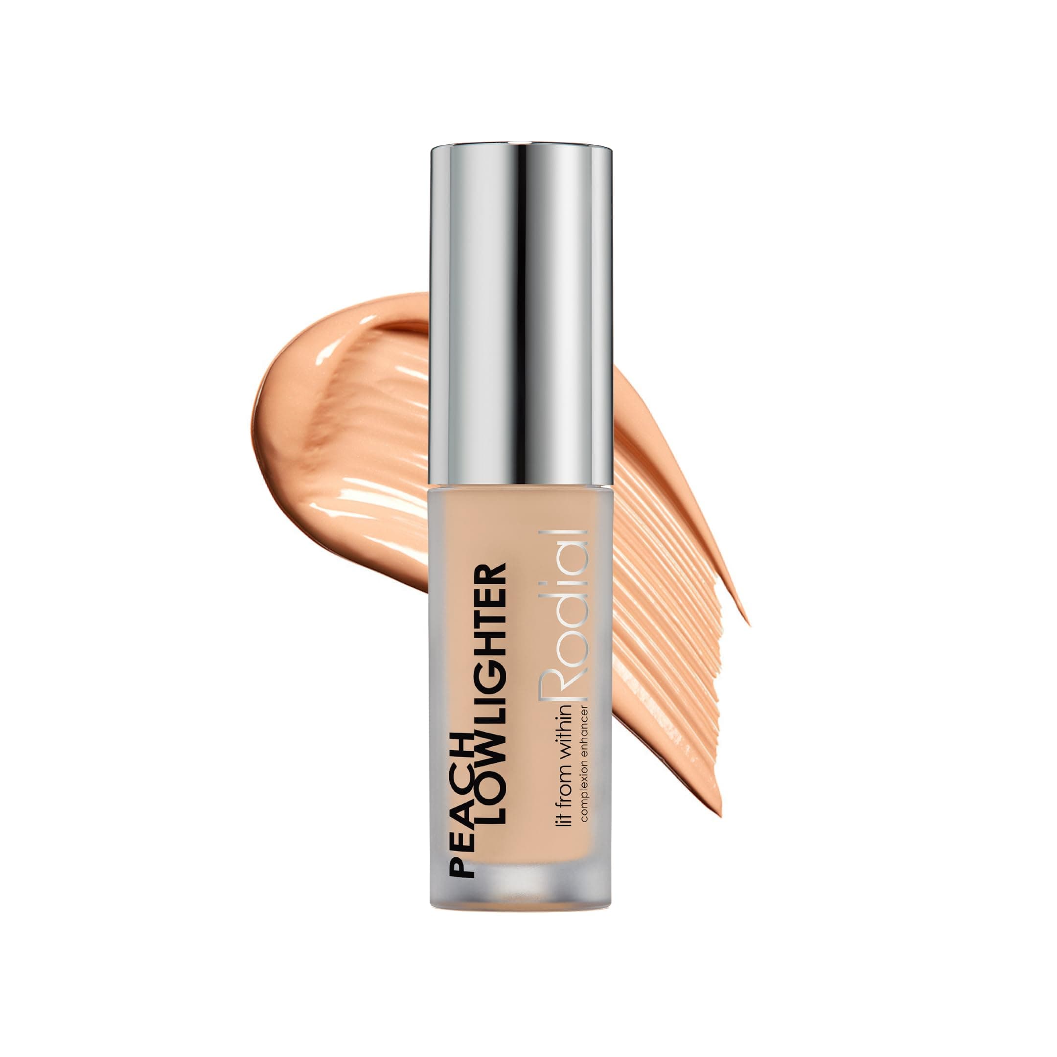 Rodial Peach Lowlighter Deluxe - 1.6 ml - Non-shimmer Formula for Deeper Skin Tones, Caffeine + Hyaluronic Acid + Vit E, Weightless, Illuminating Effect, Concealer