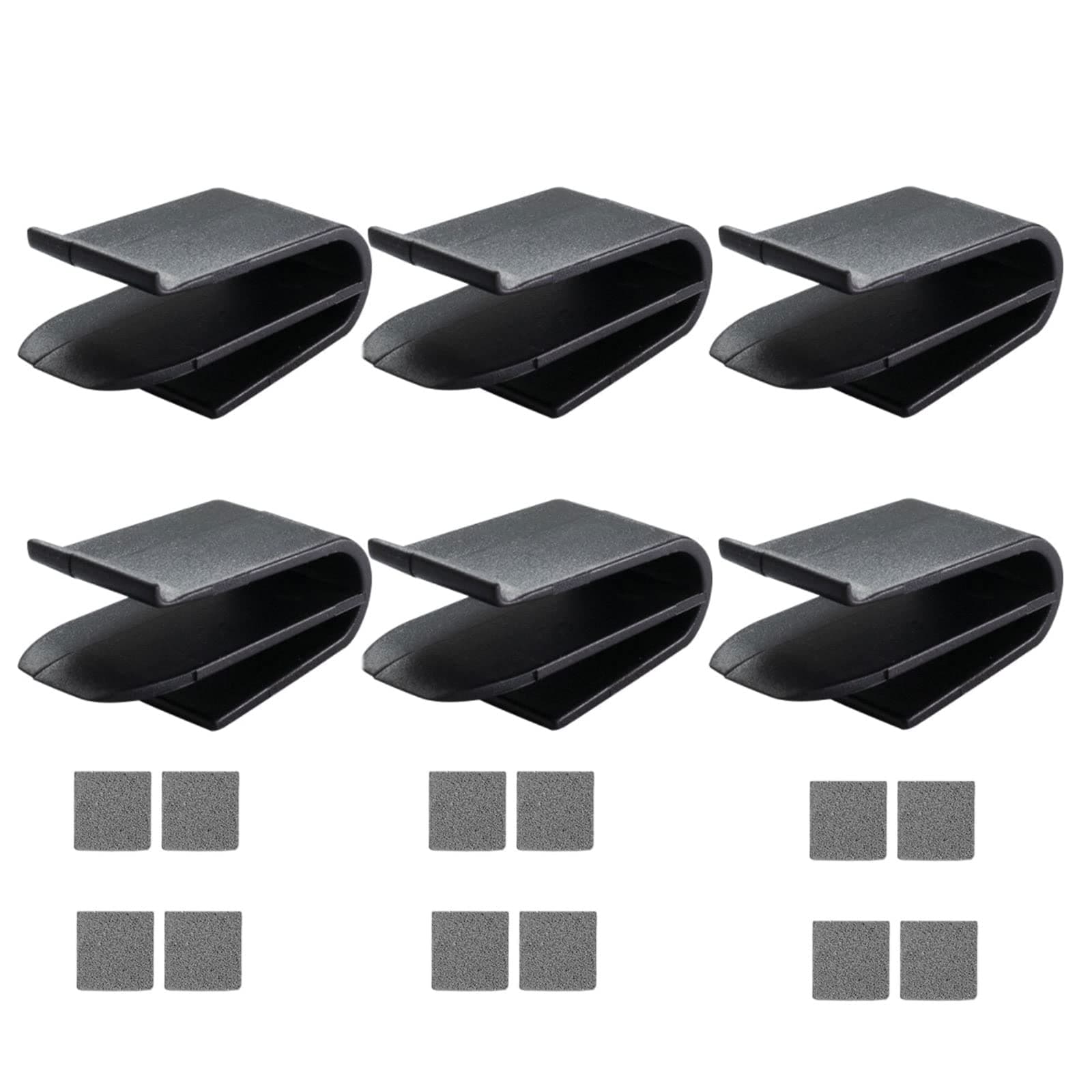 Carkio Lufterfrischer-Adapter - passend für Tesla Model 3/Y Airvent Clips Lufterfrischer Halter, einfache Installation, individuelles Design und Mehrzweck-Halter, Packung mit 6 Stück