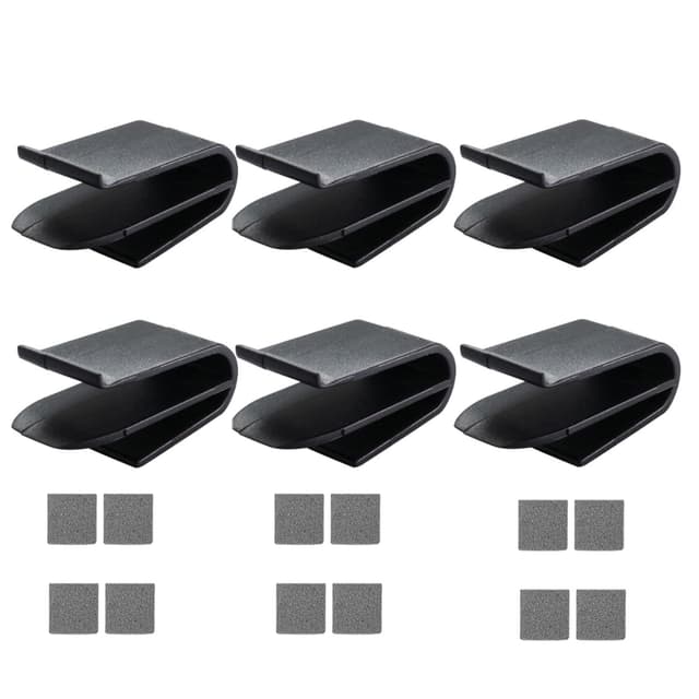 Carkio Lufterfrischer-Adapter - passend für Tesla Model 3/Y Airvent Clips Lufterfrischer Halter, einfache Installation, individuelles Design und Mehrzweck-Halter, Packung mit 6 Stück