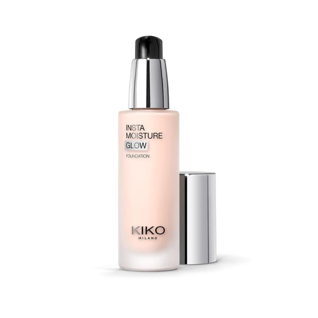 KIKO Milano Instamoisture Glow Foundation 01, Feuchtigkeitsspendende Flüssig-Foundation Mit Strahlendem Finish